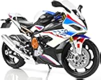 for BMW S1000RR 1:12 Motorcycle Model Toy Metal Die-cast with Plastic Motorcycle Model Moto Gift for Adult