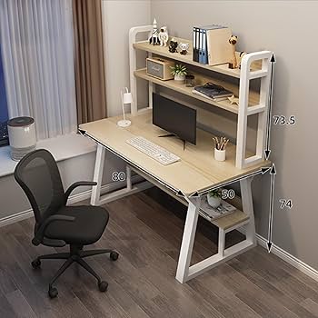 Amazon.co.jp: Qumkpo 学習机 パソコンデスク 子供用の机 学習机