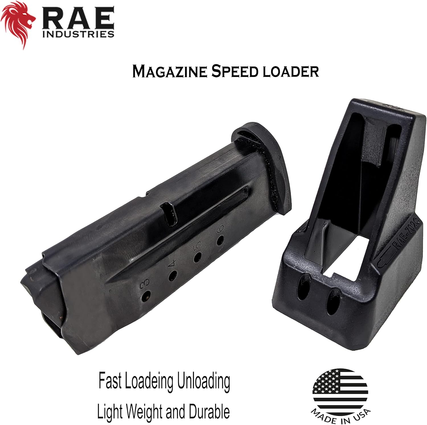 RAEIND Smith & Wesson M&P Shield Single Stack 9mm Pistol Magazine Speed Loader : Sports & Outdoors