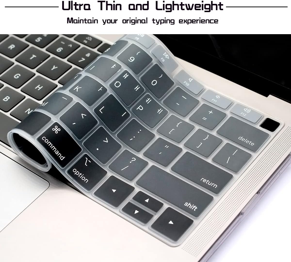 HRH Korean Silicone Keyboard Cover Skin for MacBook Air 13”2019 2018 A1932 image 4