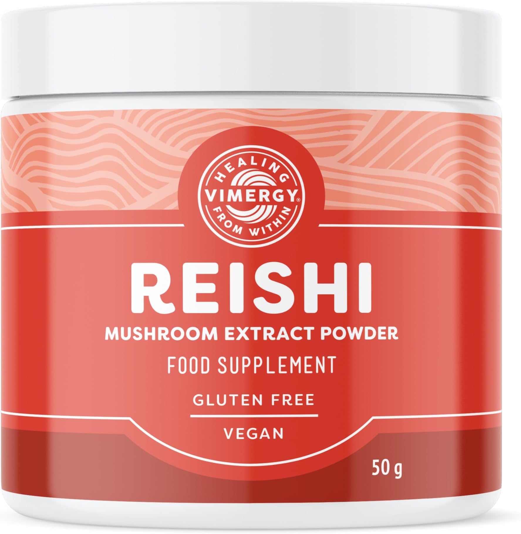 Reishi Mushroom Powder, 33 Servings – Reishi Mushroom Extract – Vegan Mushroom Supplement – Formulated Without Anti-Caking Agents, fillers, Flavors, or Sugar – Non-GMO & Gluten-Free (50g)