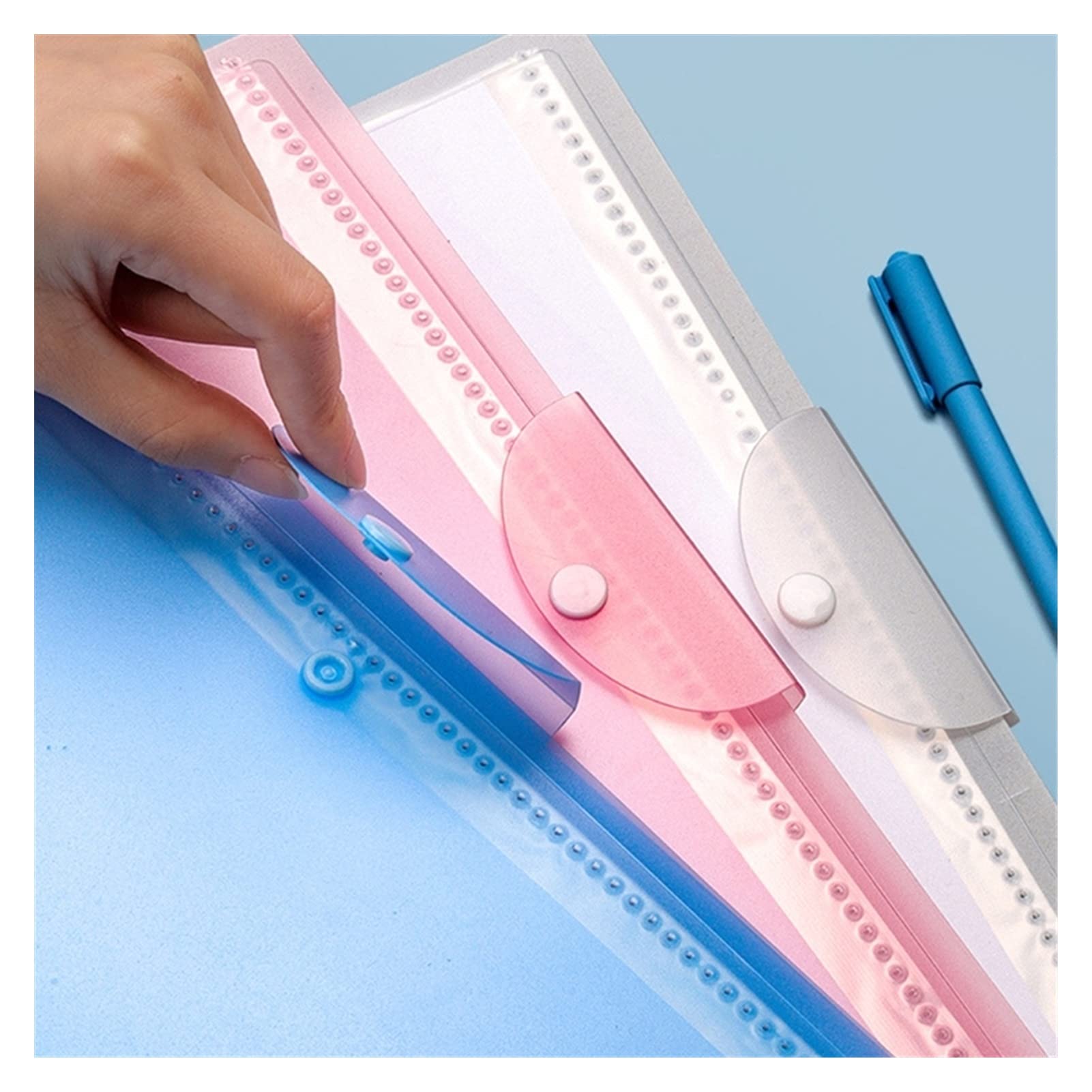 Rozszerzalny teczka Rozszerzalny Papier Testowy Dokumenty Organizator Foldery 20 Kieszeń/30 Kieszeń/40 Kieszenie do Szkoły Biura Menedżera Plików (Kolor: WH-40)