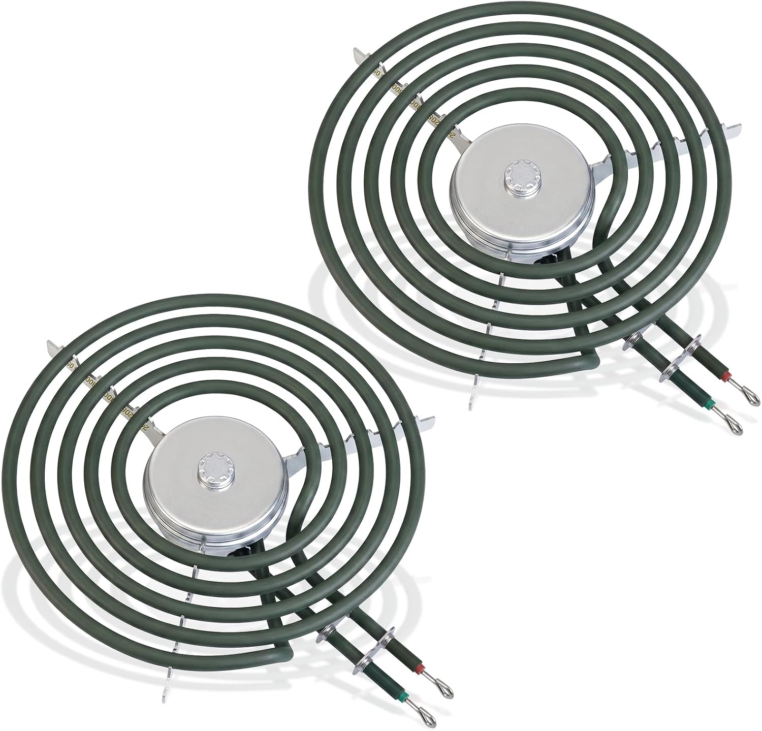 2 PACK WB30X31057 GE Stove Burner Replacement For Hotpoint Coil Element 8"
