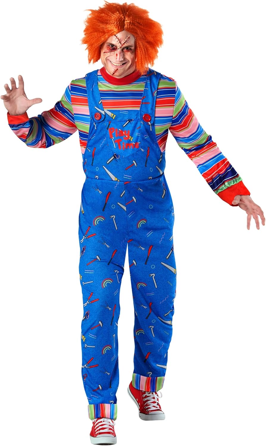 Morph Killer Doll Costume Men, Creepy Doll Costume Mens, Halloween Costumes For Men, Halloween Costumes For Adults - Image 5