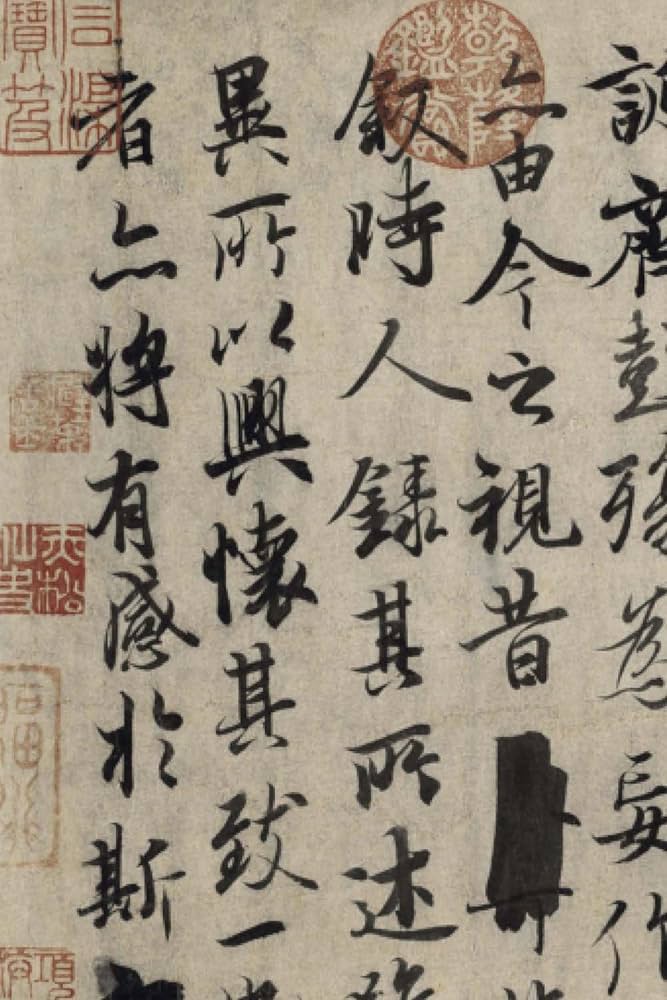 中国絵画　大型　東晋時代　名家　王羲之 蘭亭序 書道　国画　巻物　絵折りたたみ式 中国絵画 大型 東晋時代 名家 王羲之 蘭亭序 書道 国画 巻物 絵