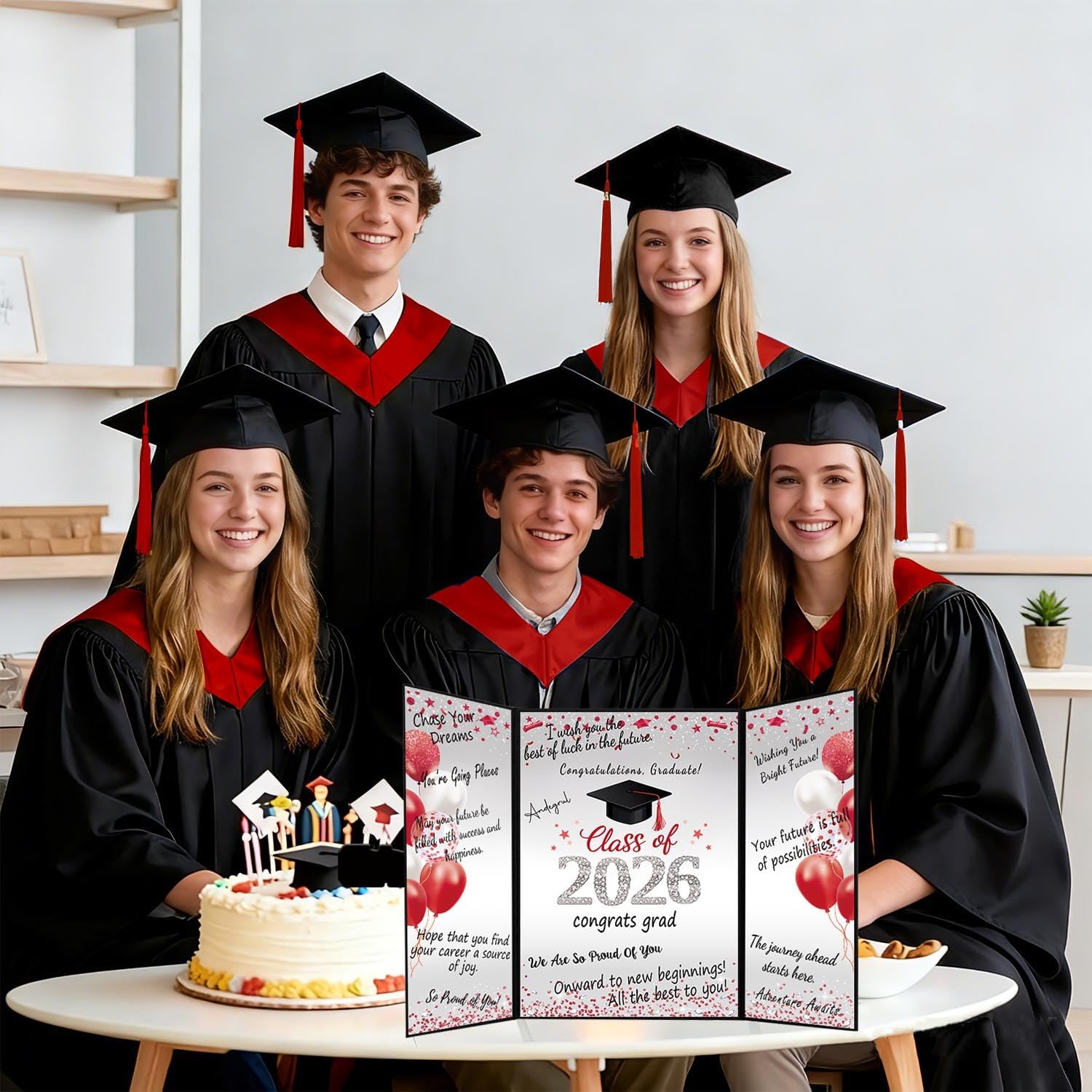 Graduation Guest Book 2026, Red Graduation Decorations, Graduation Guest Board Alternative, Congrats Grad Signature Book, Unique Graduation Gift for Her Him - Image 8