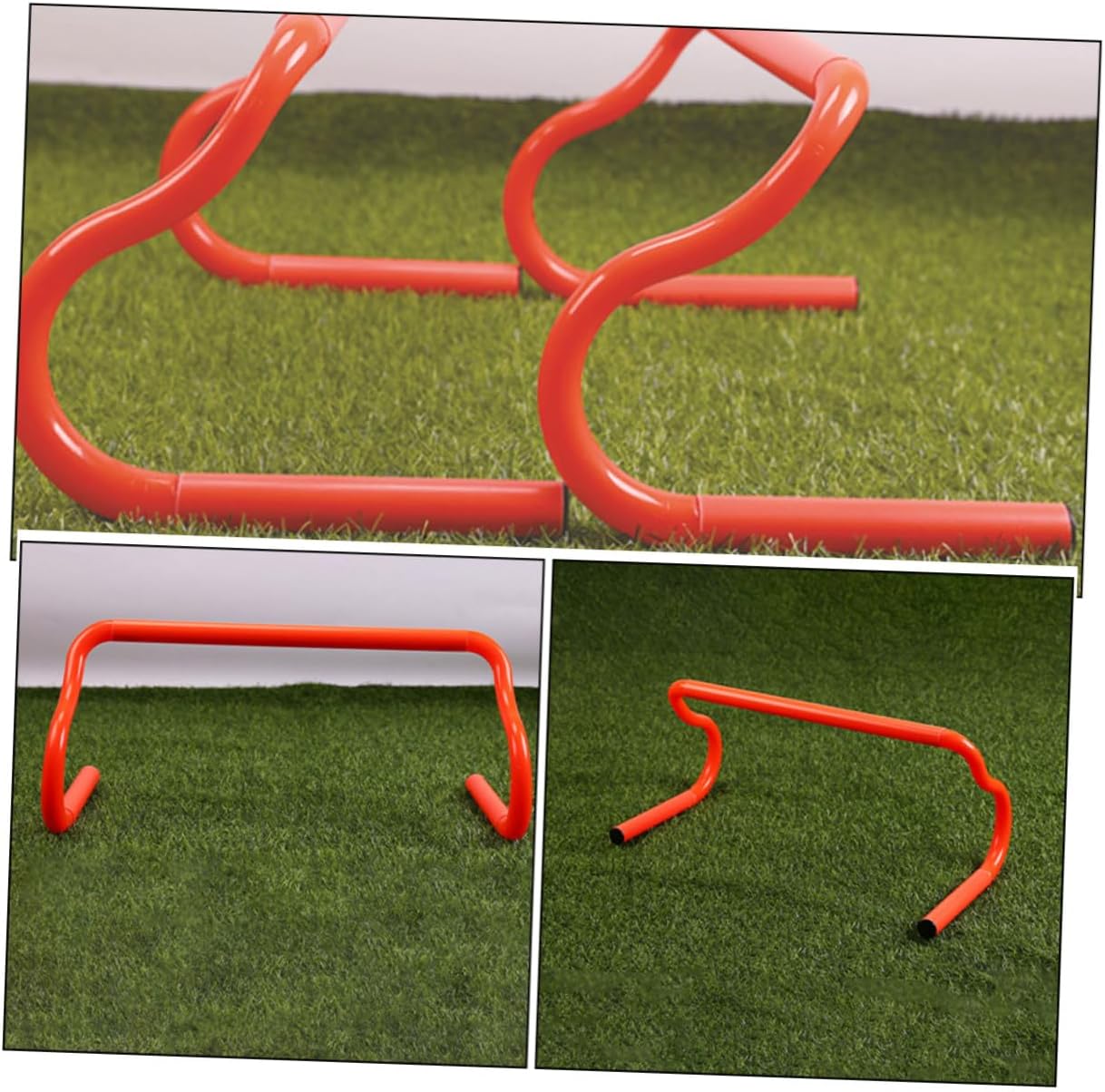3pcs Adjustable Agility Speed Training Hurdles Portable Detachable Hurdles for Soccer Basketball Football Workout Ladder Drills Outdoor Training Equipment Set