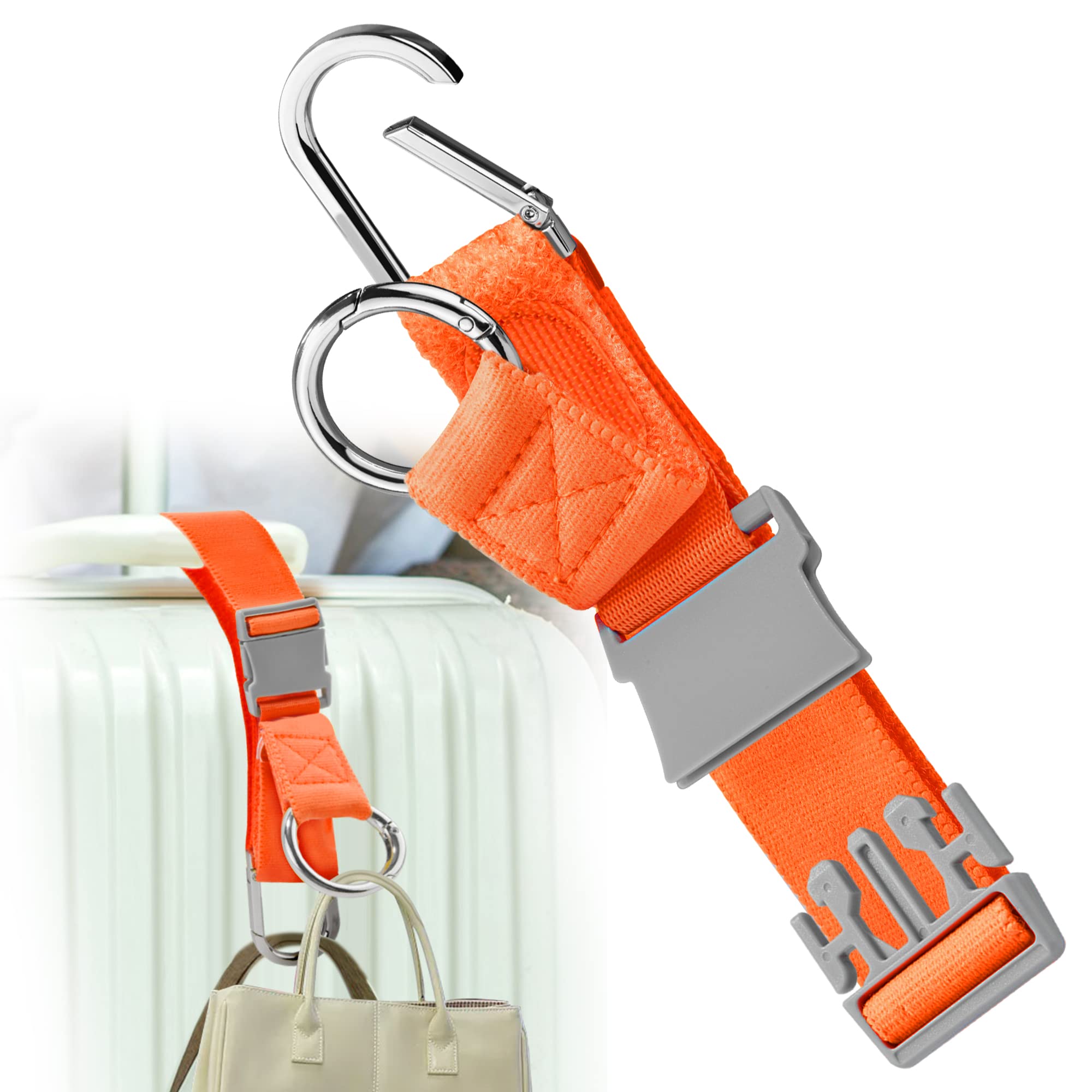 Sangle de fixation en nylon ZINZ extensible pour valise et bagage voyage