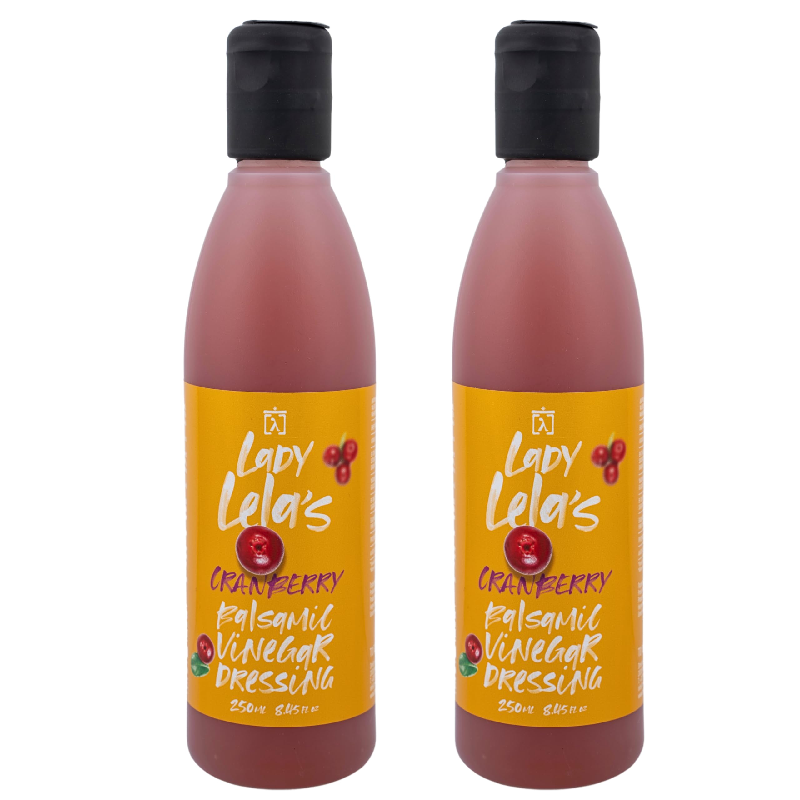 Lady Lela's Aderezo Balsámico de Granada, Pack 2 x 250 ml (500 ml) – Crema Balsámica Artesanal con Zumo Natural de Granada, Ideal para Ensaladas, Verduras y Postres - 5