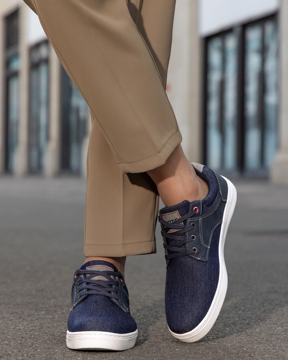 Pyrathon Scarpe Ginnastica da Uomo Oxfords Sneaker Casual 41-46EU