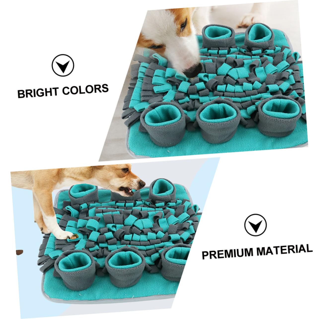 Tapis À Renifler Doux pour Chien Tapis À Renifler Doux pour Animal De Compagnie Tapis De Sol pour Animal De Compagnie Fonction Dalimentation Lente