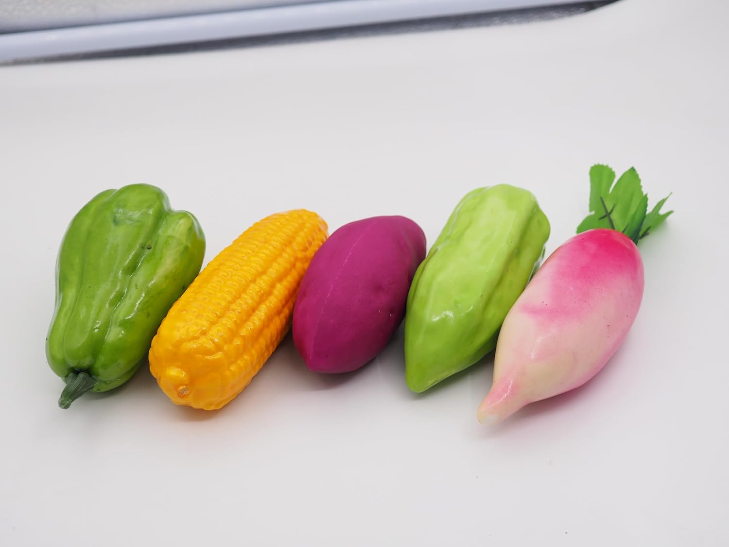 18PCS Realistic Artificial Vegetable, inedible Foam Food Decoration, Suitable for Farm Display, Home, Kitchen, Teaching Props