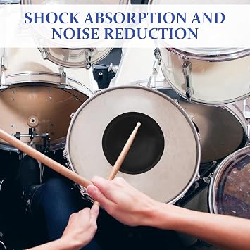 Silicone Drum Practice Pad for Drums Sound Insulation and Easy Installation and Quiet Practice Sessions