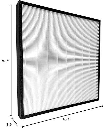 Miniatura 7 de Nispira 8171510KS 1183050K WPPRO2000 True HEPA 4 carbón activado pre filtro set reemplazo para Whirlpool Whispure purificador de aire WPPRO2000B