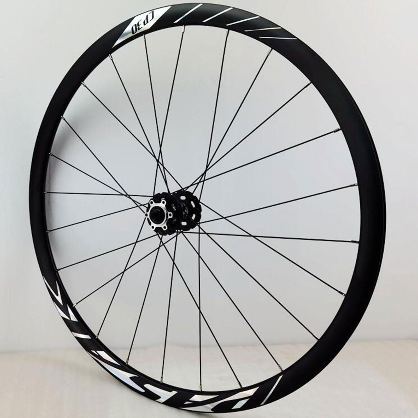 Zestaw kołowy rower ze stopu aluminium 700C koła do roweru szosowego, hamulec tarczowy zaślepka końcowa oś 24H szprychy przednie 2 tylne 4 łożyska do opon 700C* 23-45C koła szosowego (kolor: tytan
