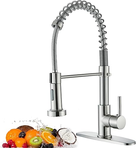 Grifo de cocina con rociador extraíble para fregadero de cocina, grifo de fregadero de cocina comercial RV