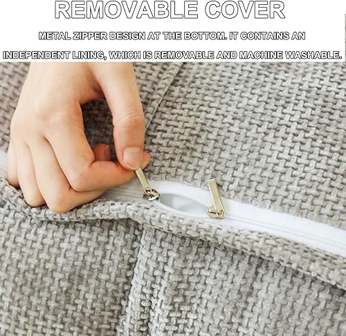 Miniatura 3 de ZZYK Almohada grande de cuña de lectura, cojín de terciopelo para cabecero, respaldo triangular, cojín de color sólido para cama, litera con funda