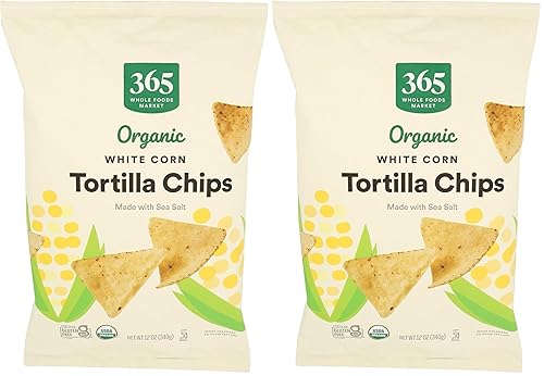 365 by Whole Foods Market, Organic White Corn Tortilla Chips,