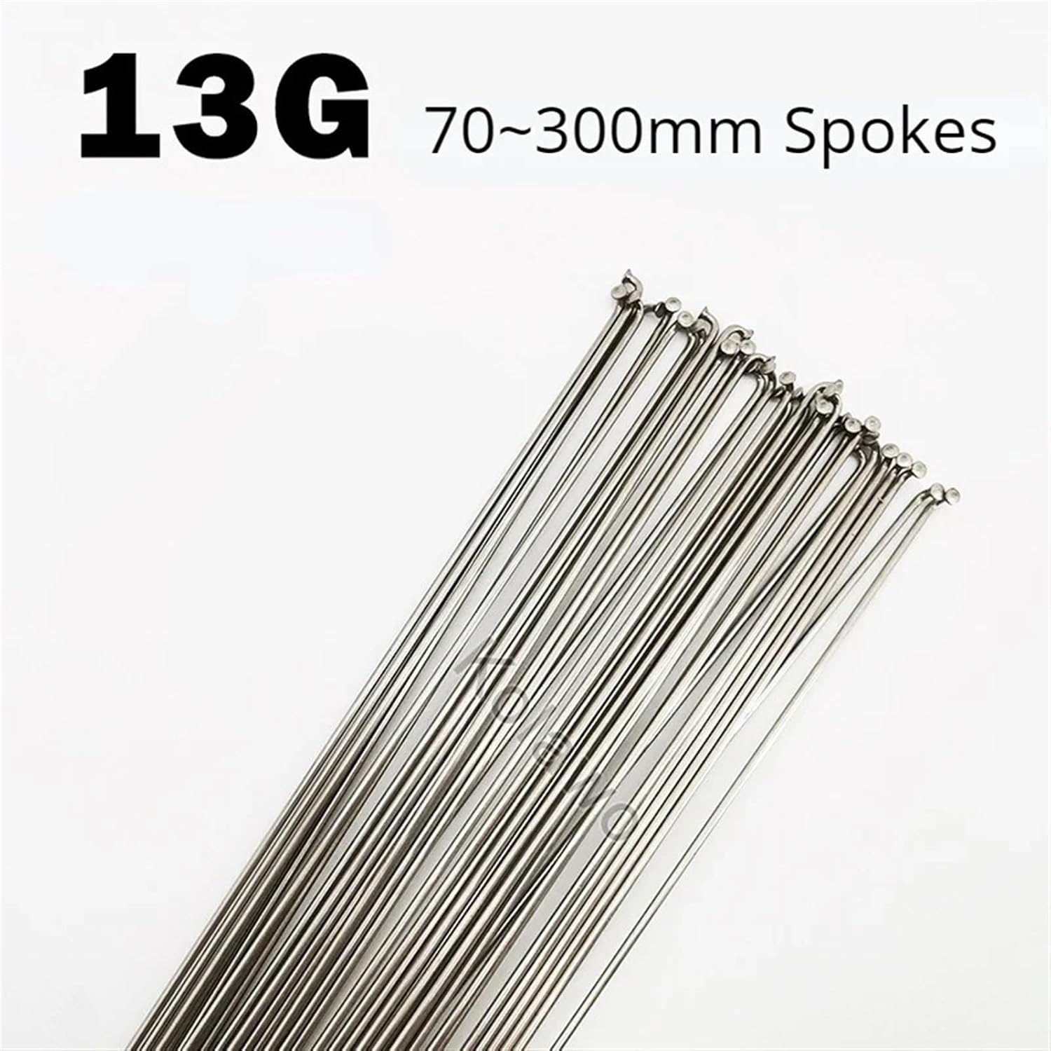 36Pcs Electric for Bicycle Spokes 13G Steel Silver Color for MTB Road Bike Spokes with Nipples Cycle Parts Customize Length Rim Spokes