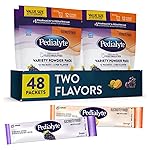 Pedialyte Electrolyte Powder, Hydration Drink for Kids & Adults, Variety Pouch: Grape and Orange, 48 Powder Packets