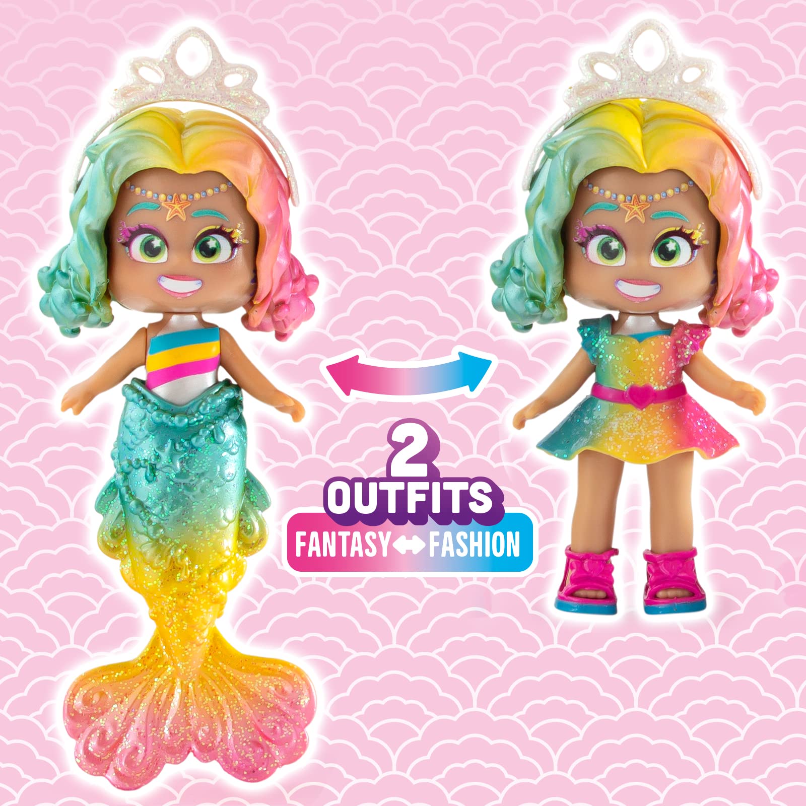 Kookyloos Kooky Mermaids Coral Lalka, Wielokolorowy, Od 3 Lat