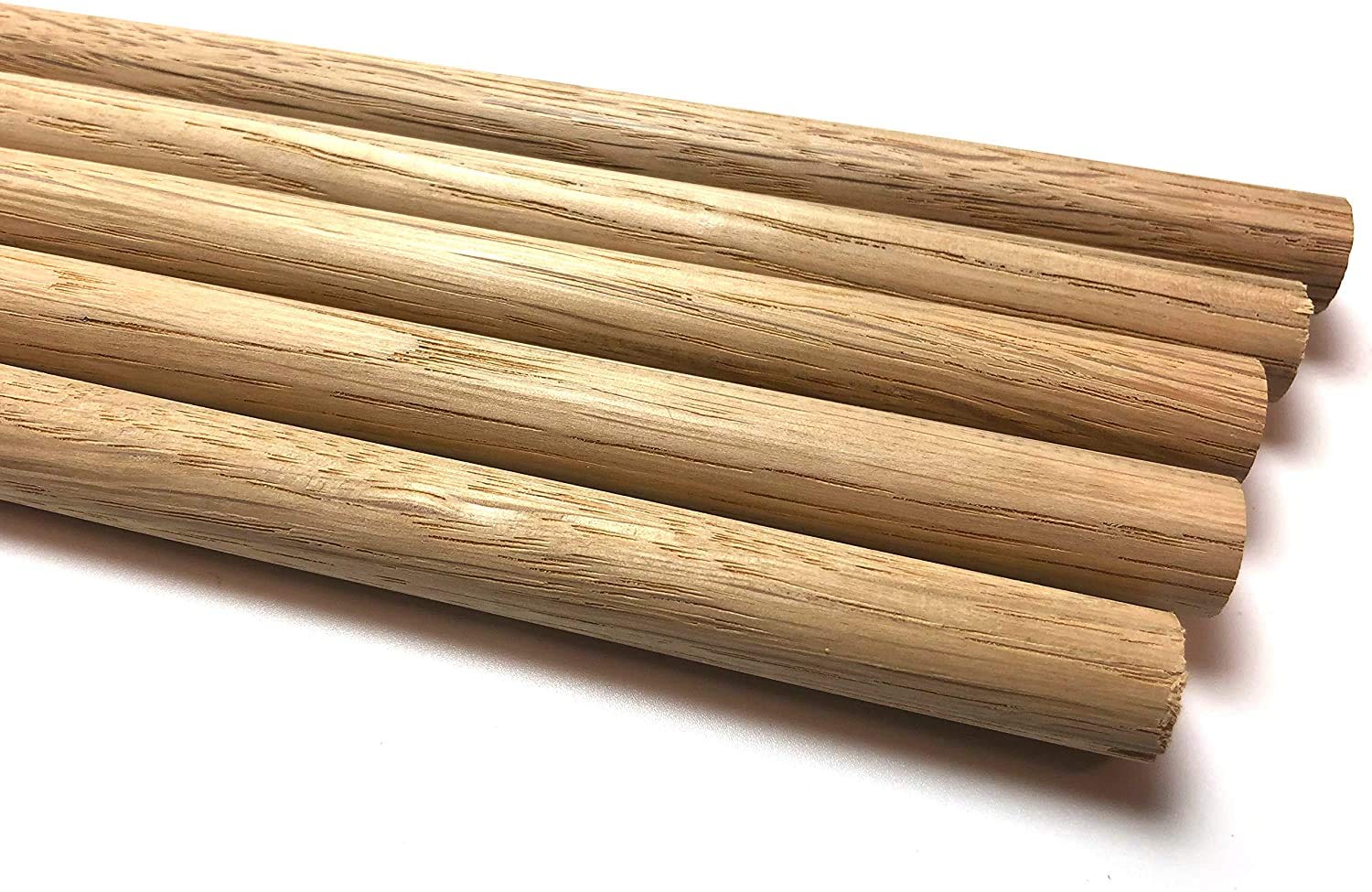 Hpnk Limited Oak Dowel 10Mm X 440Mm Length - Pack Of 5 Dowels
