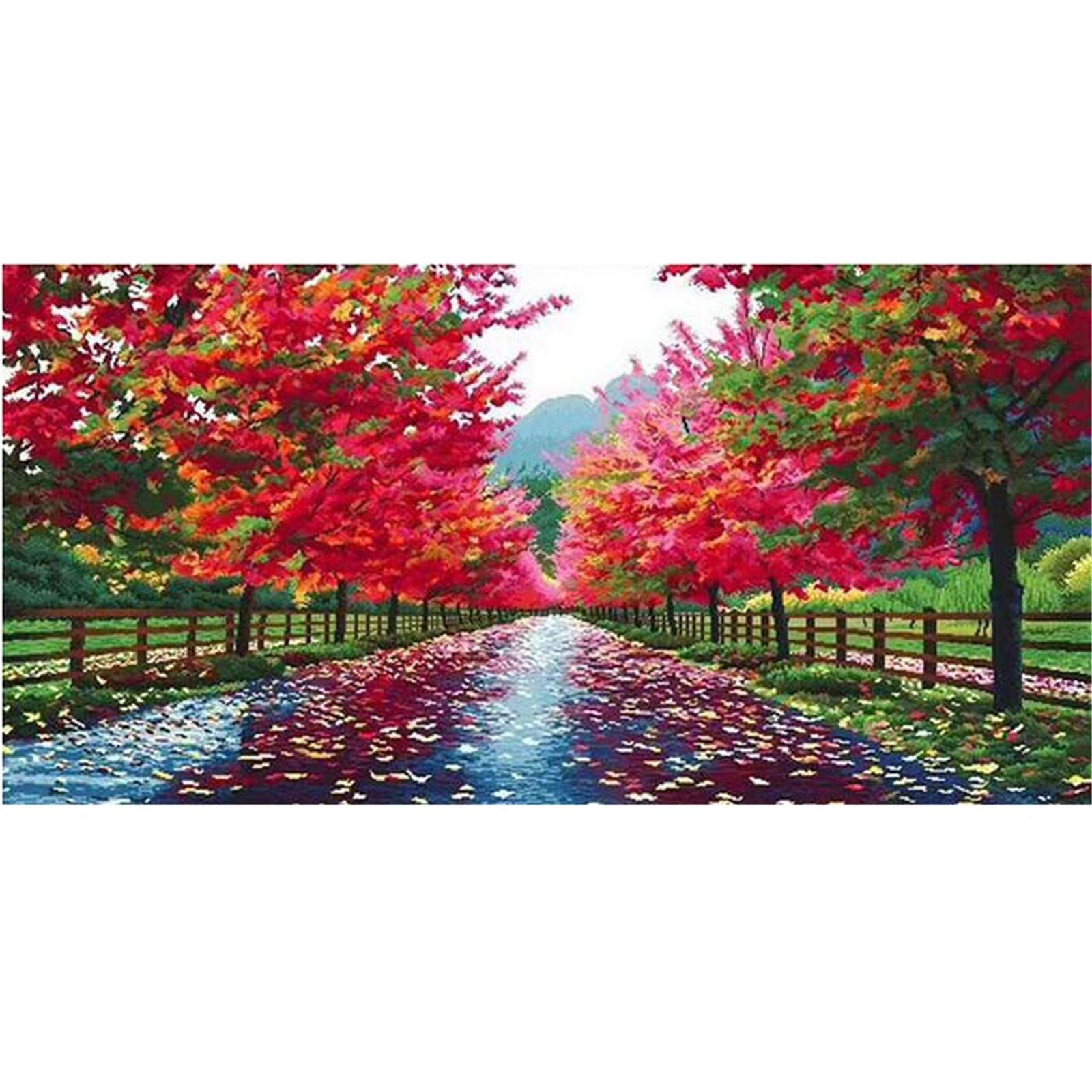 Point de croix diamant grand format 24x72 : résolvez le manque de relief de votre décor mural