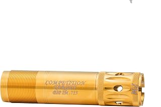 Carlsons Choke Tubes 12 Gauge for Browning Invector Plus | Stainless Steel | Gold Competition Target Ported Sporting Clays Choke Tube | Made in USA