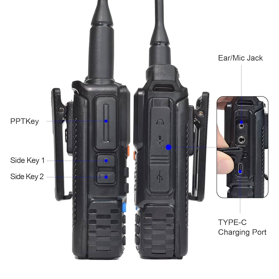 Amazon | Quansheng UV-5R PLUS AM&FM航空バンド受信対応 VHF