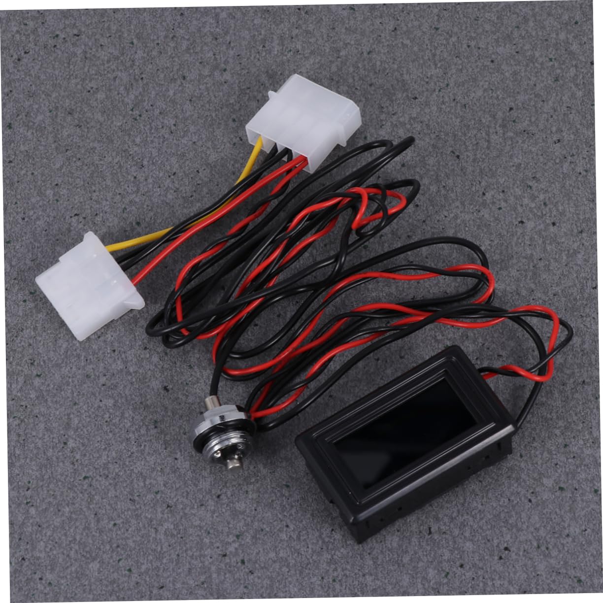 Mikikit Digital Pointer Display Pc Water Cooling Thermometer 4 Pin Power Plug 5v-24v Easy Install