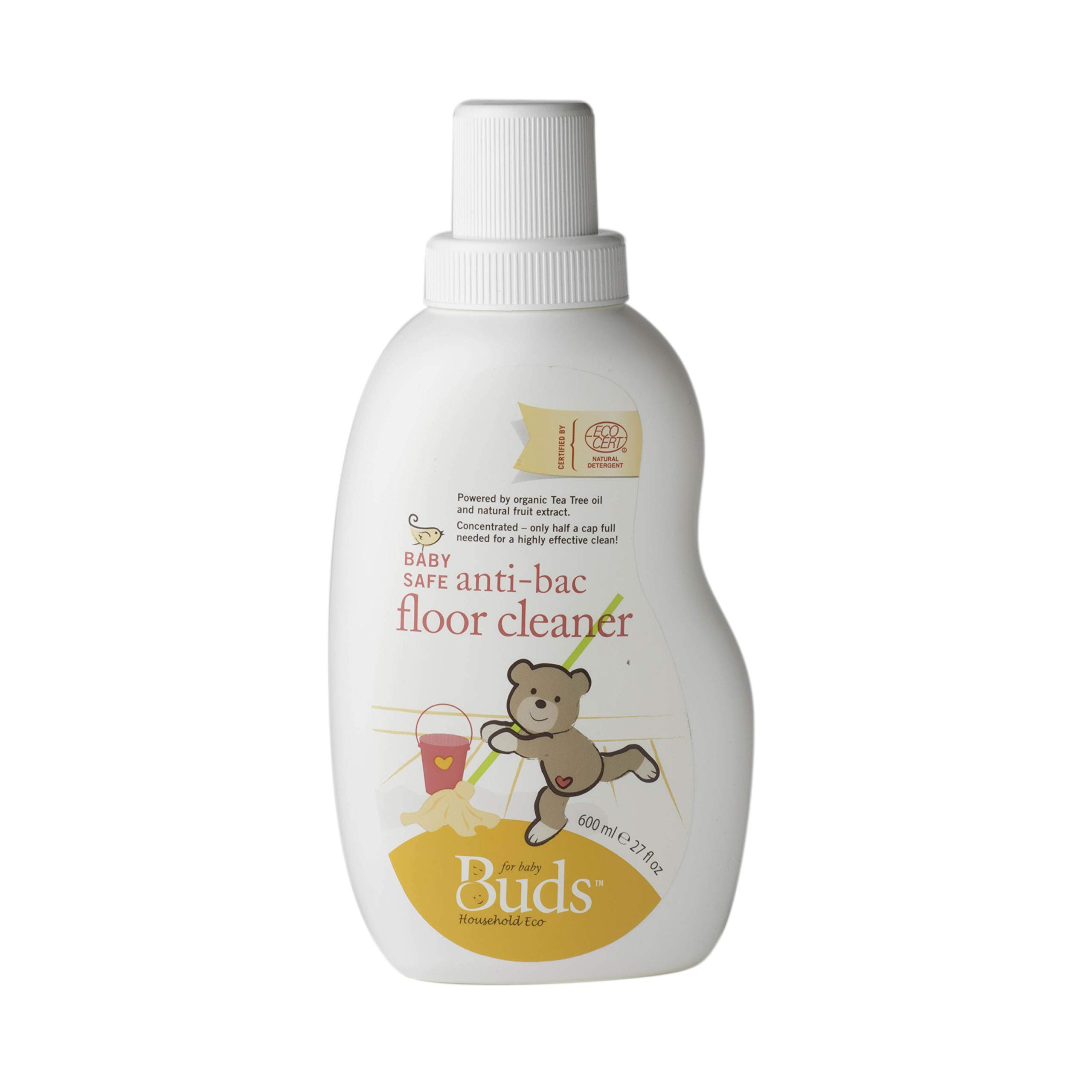 Buds OrganicsBaby Safe Anti-Bac Floor Cleaner BHE with natural fruit extract & organic Tea Tree oil 600ml