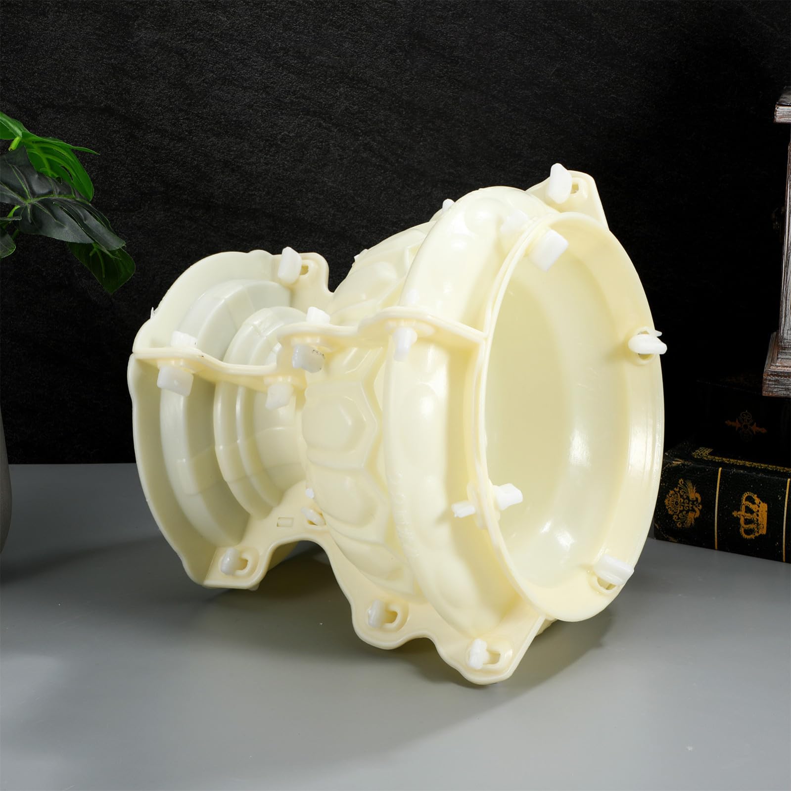 Tofficu Stampi Cemento per Fioriera in Stile Europeo, Stampo per Vaso Bonsai in Plastico, Flessibile, Riutilizzabile, per Fai da Te e Artigianato