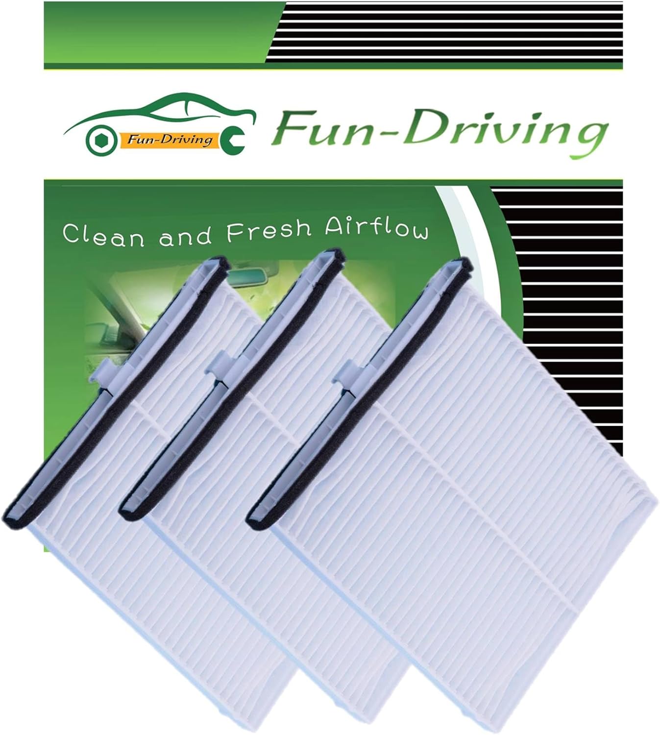 Cabin Air Filter for Mazda 3,6,CX-5,Replacement for CF11811,KD45-61-J6X （White,3 Pack)