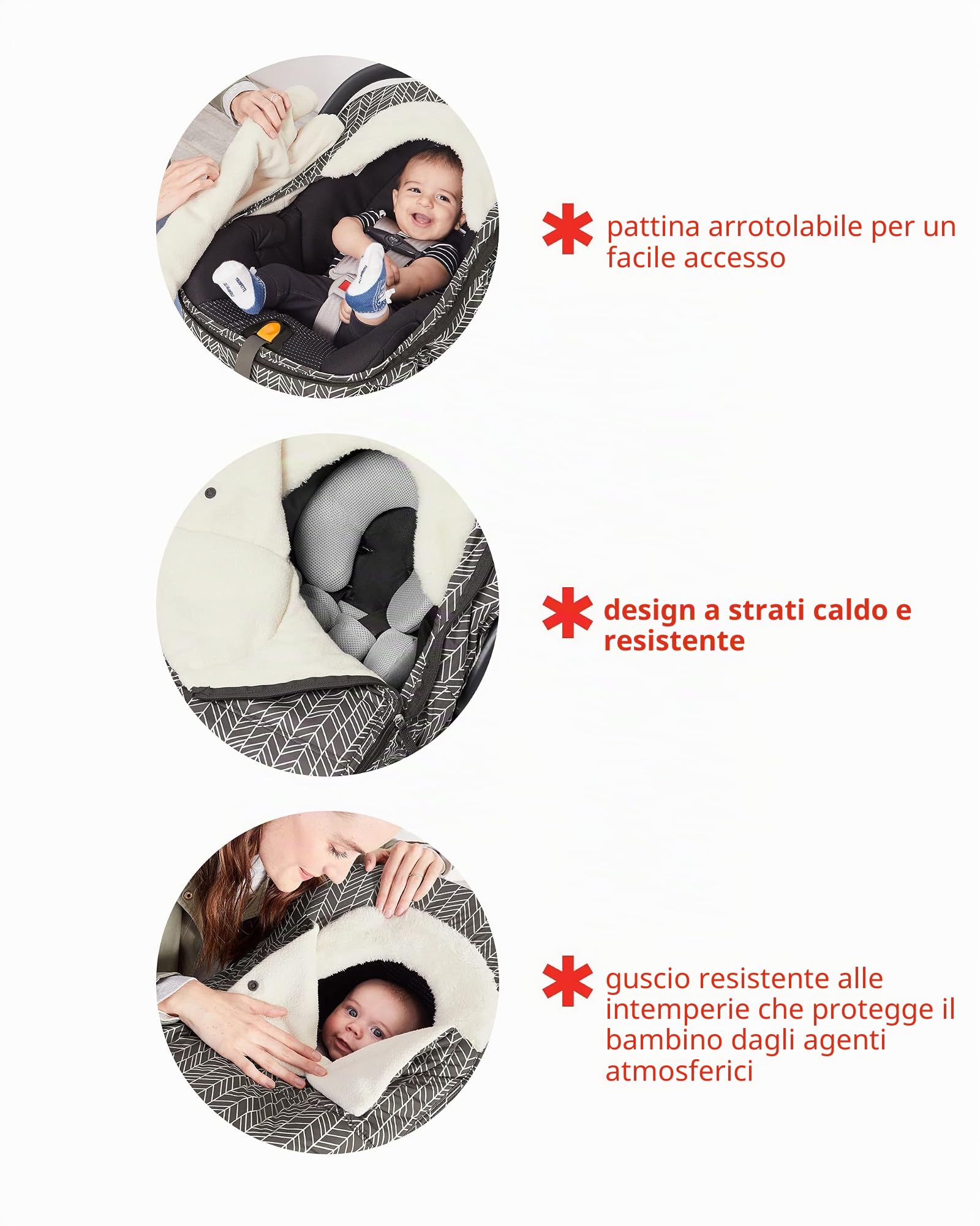 Skip Hop, Coprisedile invernale per auto, Stroll & Go, rosa erica