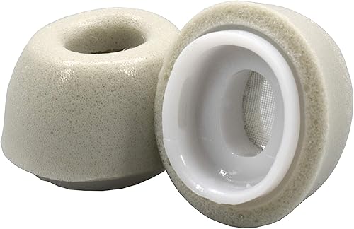 Miniatura 14 de Dekoni Bulletz - Almohadillas de espuma viscoelástica para AirPods Pro y AirPods Pro 2, almohadillas de repuesto (gris medio, paquete de 3)