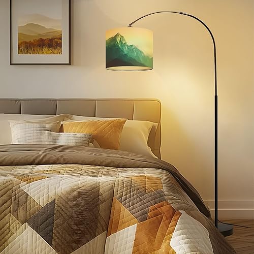 Miniatura 6 de Drum Lamp Shade Polygon mountain landscape augstmatthorn canton berne switzerland Lampshade for Floor Lamps Table Lamps Pendant Light 11"x8.9"