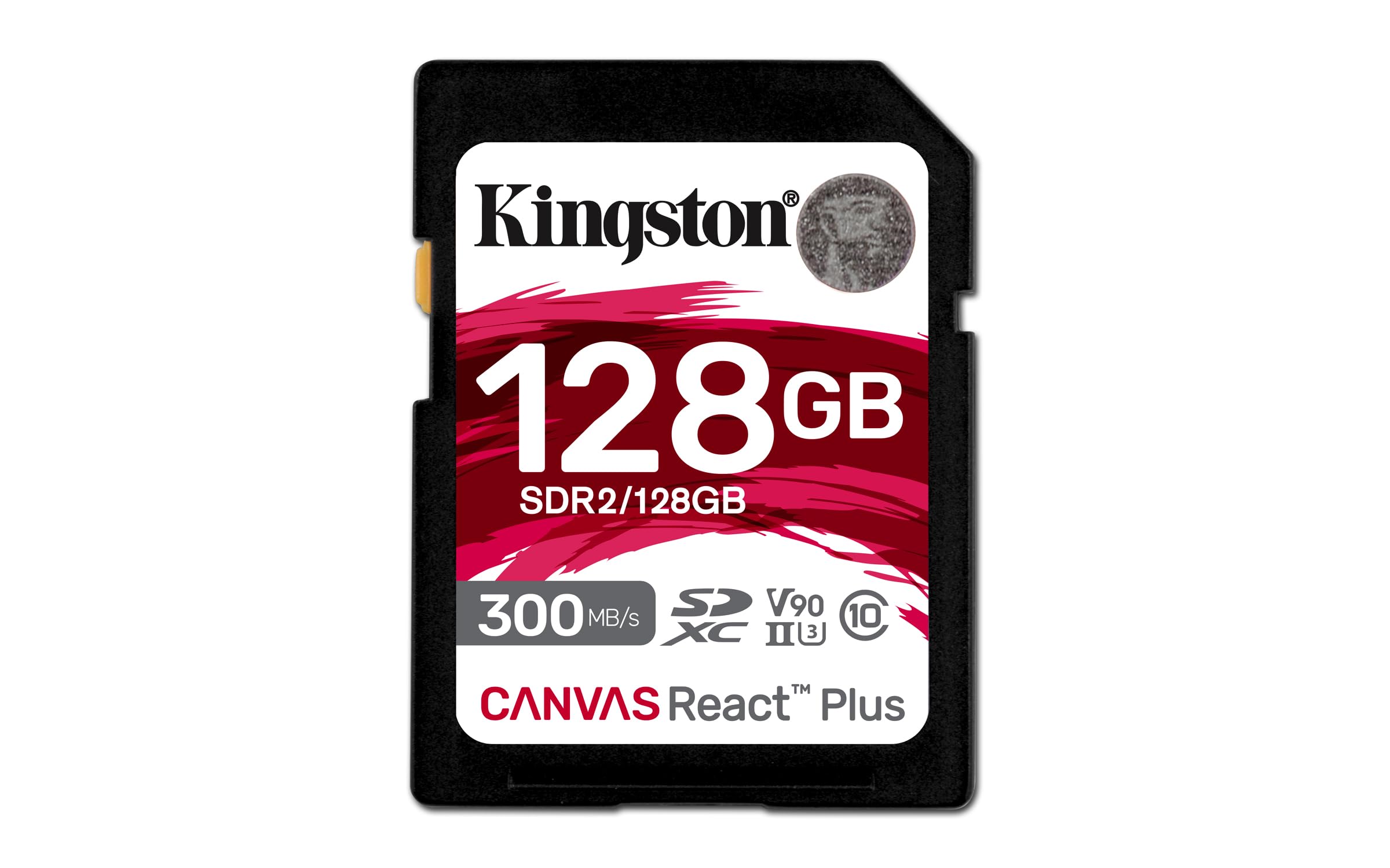 KingstonCanvas React Plus 256GB SDXC Memory Card UHS-II 300R/260W U3 V90 for Full HD/4K/8K - SDR2/256GB