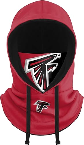 FOCO Minnesota Vikings NFL - Polaina negra con capucha y cordón