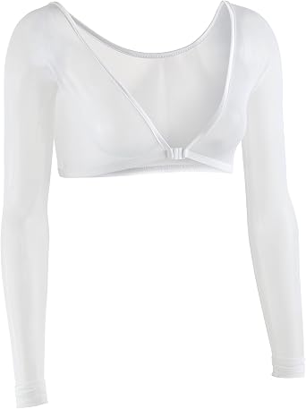 Sleevey Wonders Womens 3/4 Length Slip-On Mesh Sleeves Sheer Reversible Arm Cover Up, Cooling Shrug Bolero for Dresses