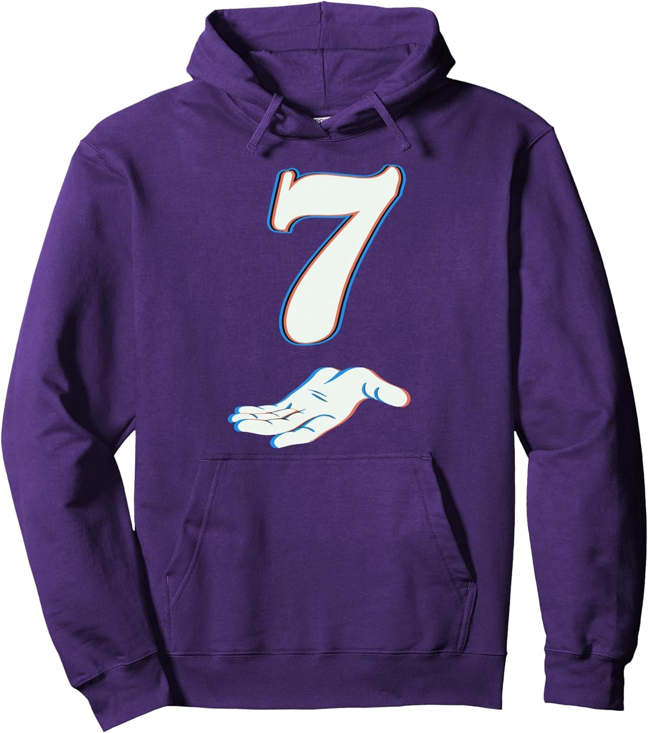 Number 7 Matching 67 Six Seven Meme Couple Halloween Costume Pullover Hoodie