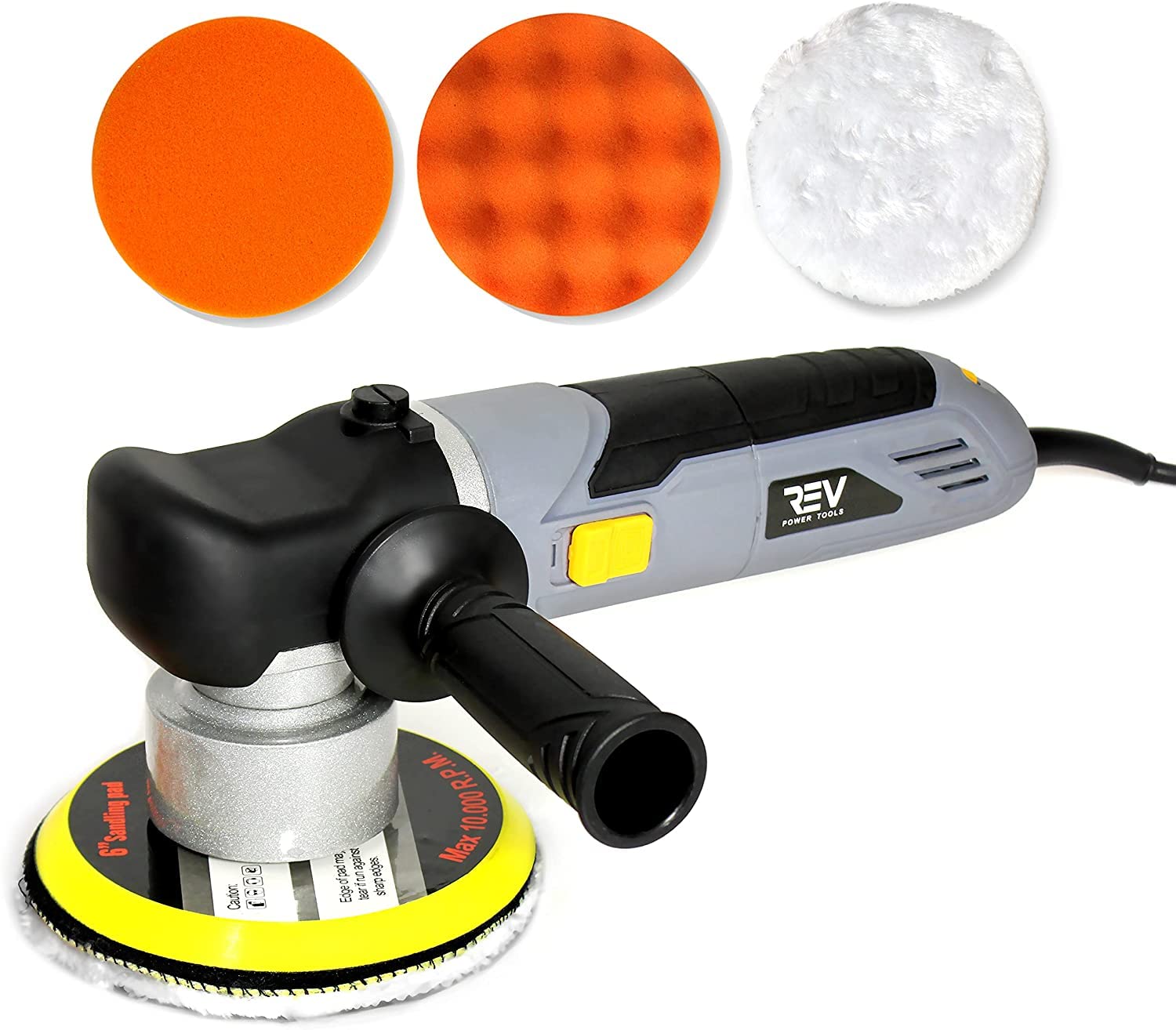 Polisseuse orbitale aléatoire VViViD REV à 6400 tr/min pour effacer les rayures sans abîmer le vernis