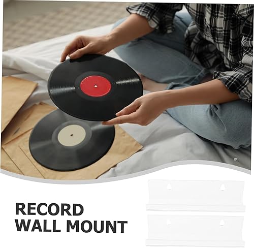 Miniatura 8 de Yardwe Estantería colgante transparente, estante flotante de acrílico transparente, 4 unidades, 7 estantes montados en la pared, estante invisible,