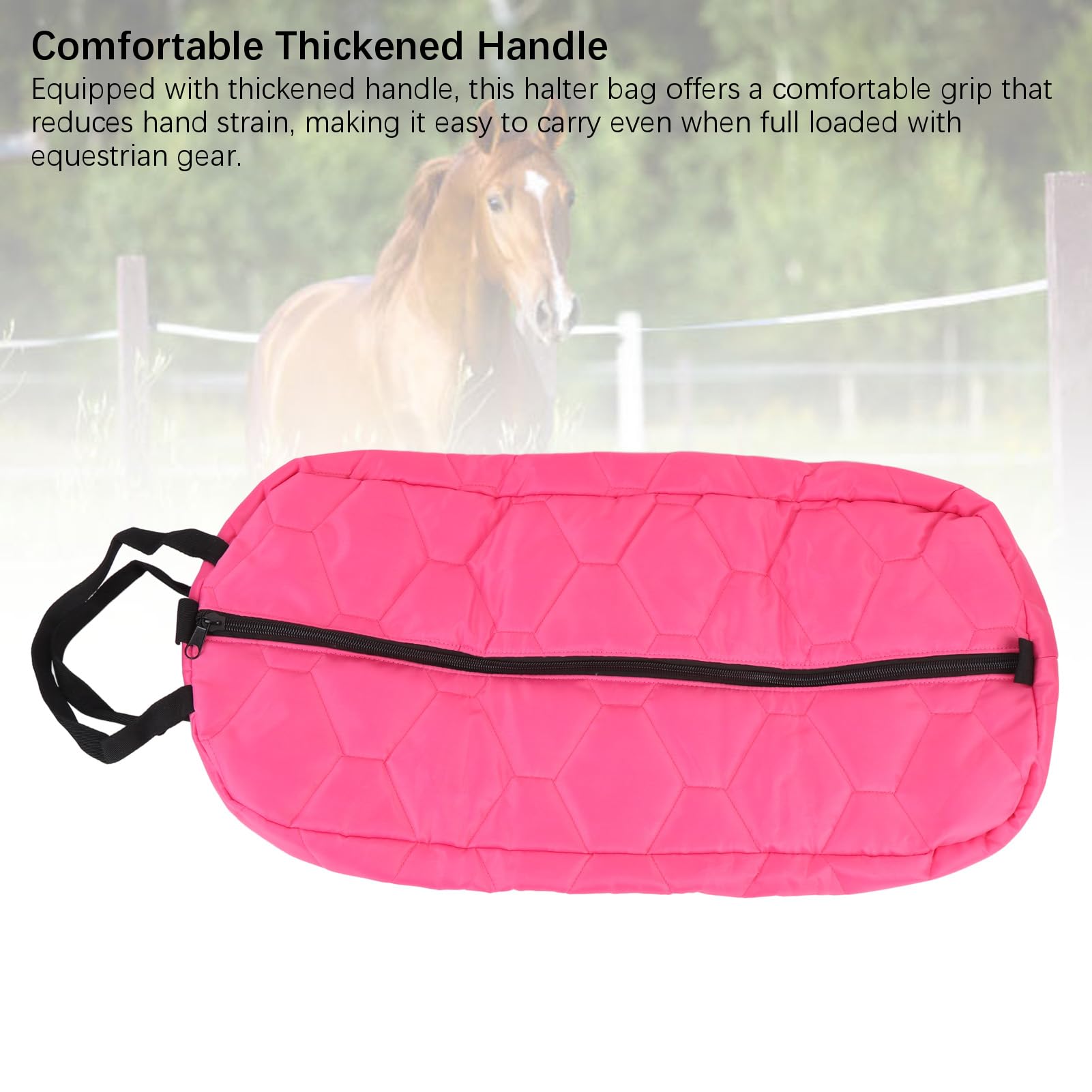 KIMISS Sac de Bride pour Chevaux – Sac de Transport Portable en Tissu 420D avec Poignée de Rangement pour équipement équestre