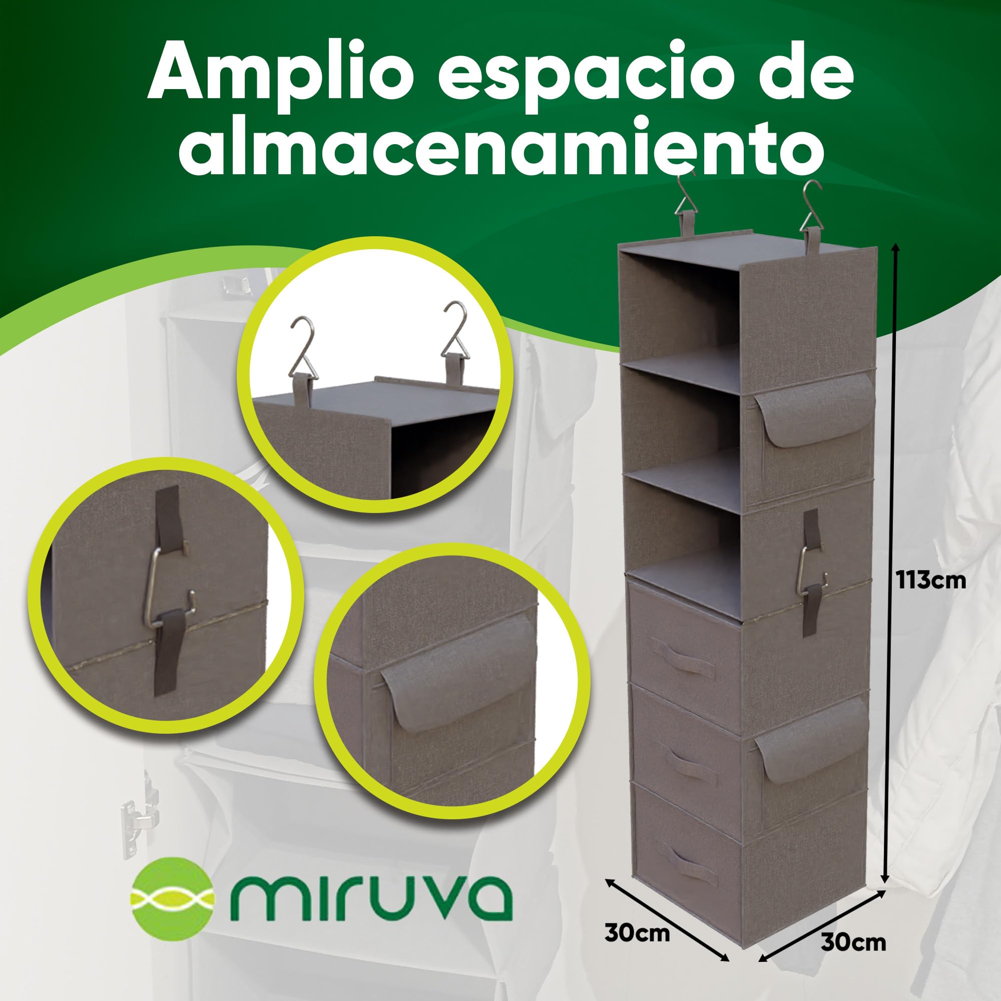 Organizer armadio appeso