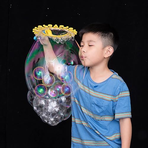 Miniatura 7 de Uncle Bubble Varitas de burbujas para trucos, incluye juguete de burbujas y solución de burbujas de 32 onzas