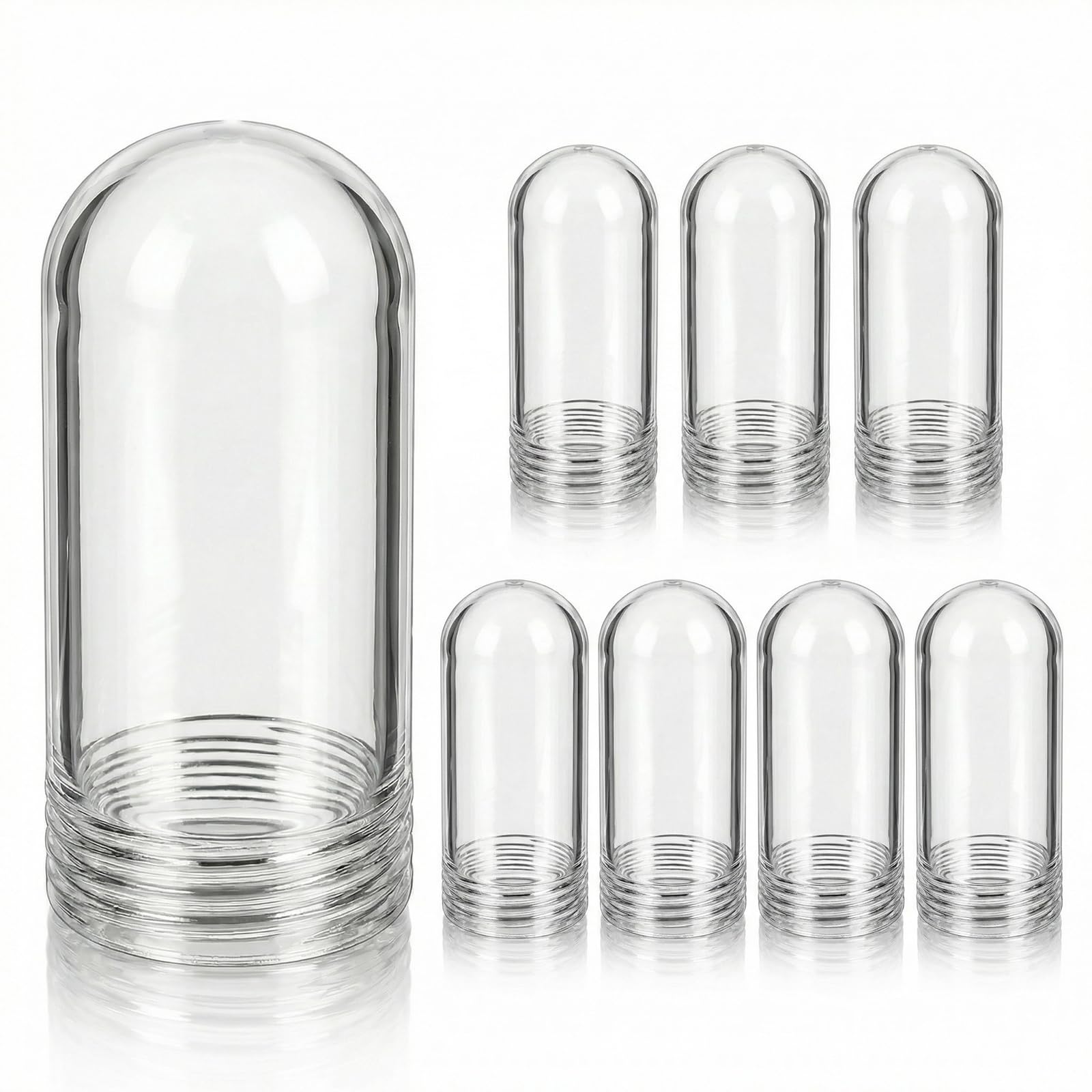 Tubular G9 Glass Cover (8, clear)