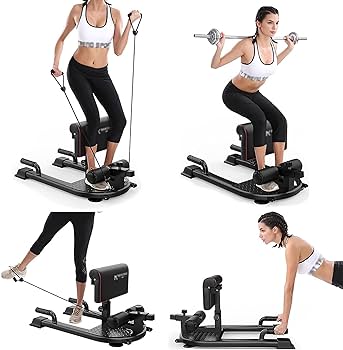 スクワットマシーン Amazon.co.jp: 【2024新改良】多機能スクワットマシーン シシー