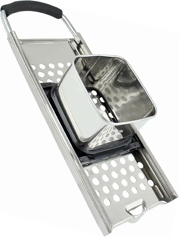 Zoie + Chloe Premium 18/10 Grade Stainless Steel Spaetzle Maker with Comfort Grip Handle