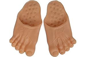 Skeleteen Barefoot Jumbo Bigfoot Slippers for Kids and Adults