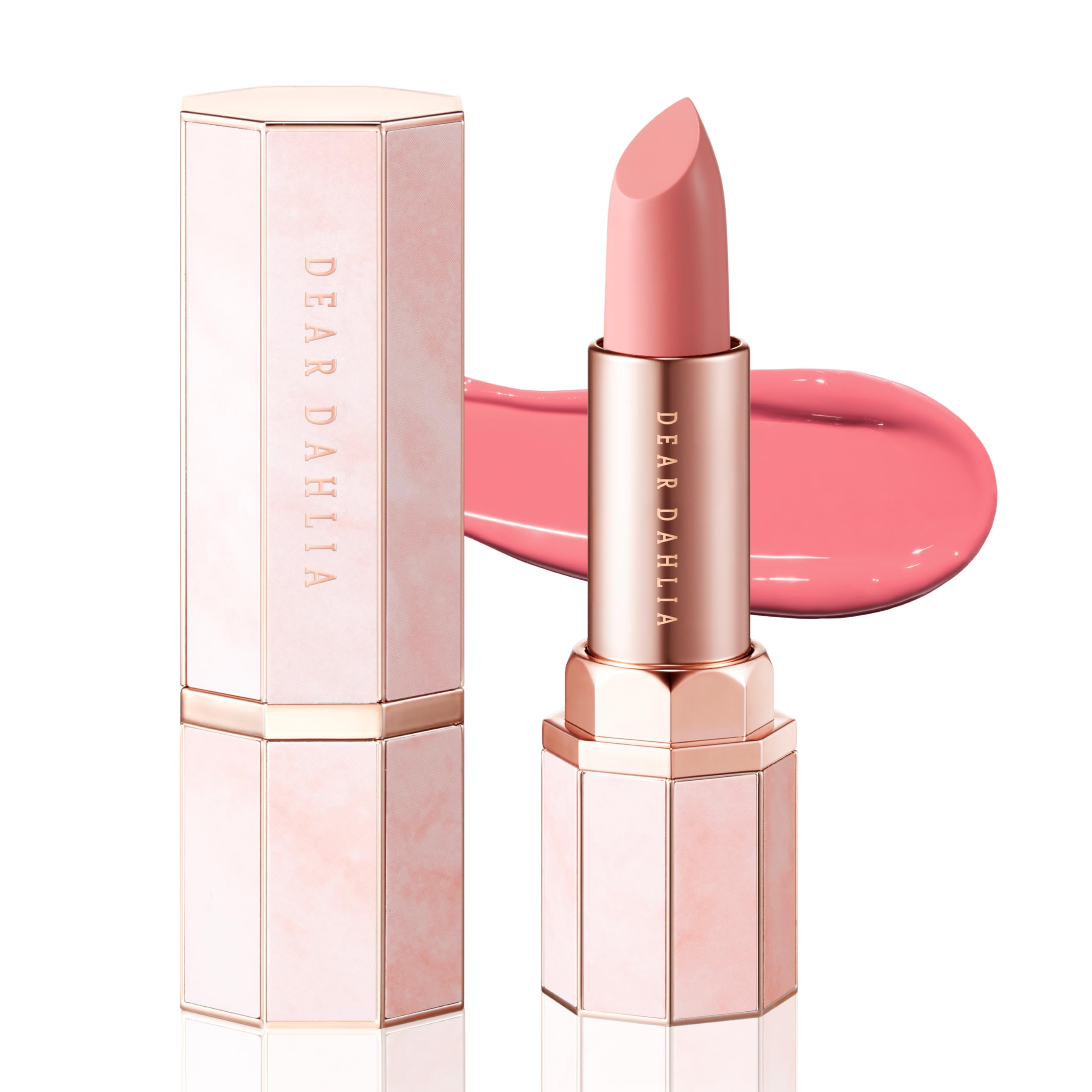 DEARDAHLIA Lip Paradise Sensual Lip Glow (Isabelle) - Hydrating Vegan Lipstick with Glossy Finish, Vibrant Color, Smooth Application, Natural Radiant